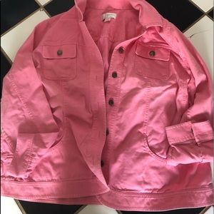 Jean jacket pink CJ Banks 2x cute!